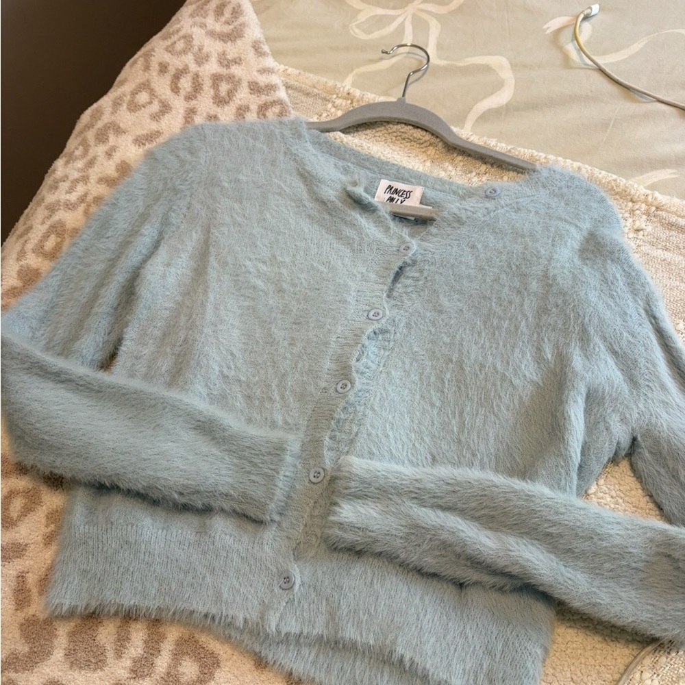 Princess Polly Blue Cardigan